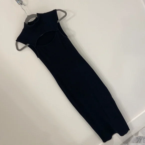 All Saints | Dresses | All Saints Keyhole Black Sleeveless Sweater Dress  Size 4 | Poshmark